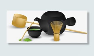 日式茶具经典组合免抠