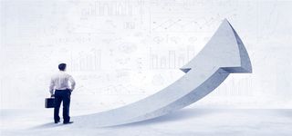 商务箭头金融海报高清