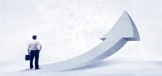 商务箭头金融海报高清