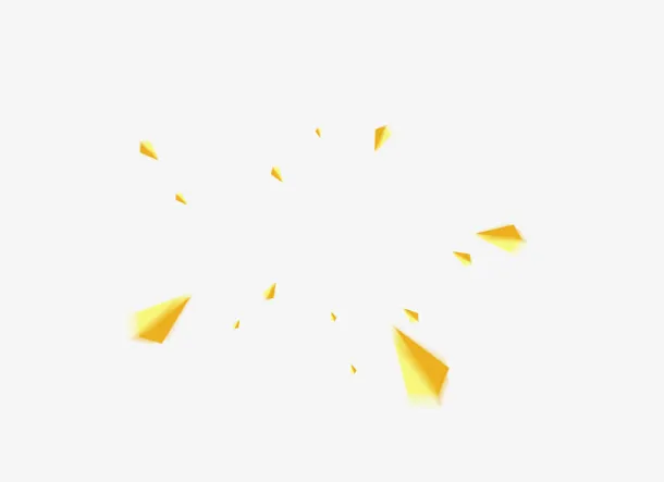 立体几何块免抠漂浮其他元素