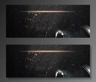 黑色背景banner高清