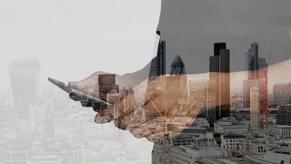 城市建筑手机科技平面广告高清