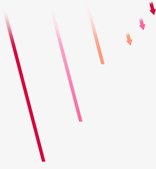 几何箭头长条装饰免抠