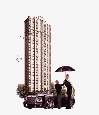 h5素材商业大楼免抠