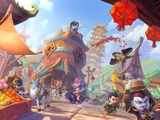 游戏场景扁平风格彩绘人物造型免抠