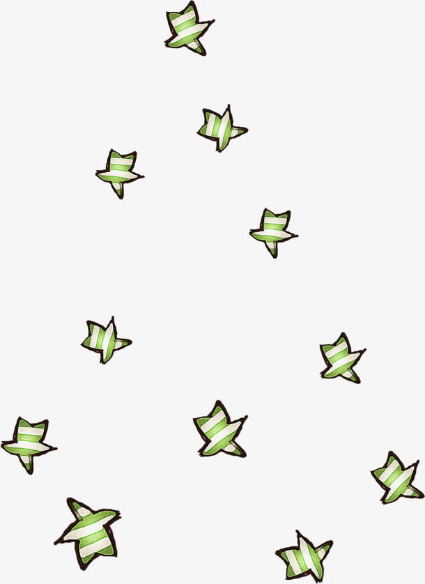 涂鸦小星星素材免抠