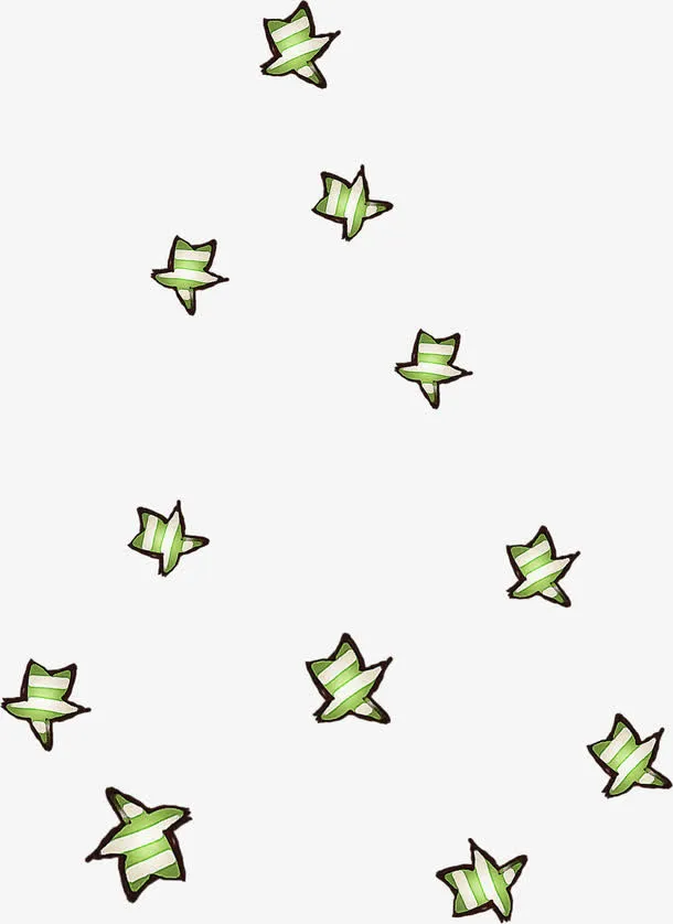 涂鸦小星星素材免抠