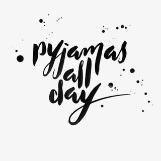 睡衣英文艺术字免抠