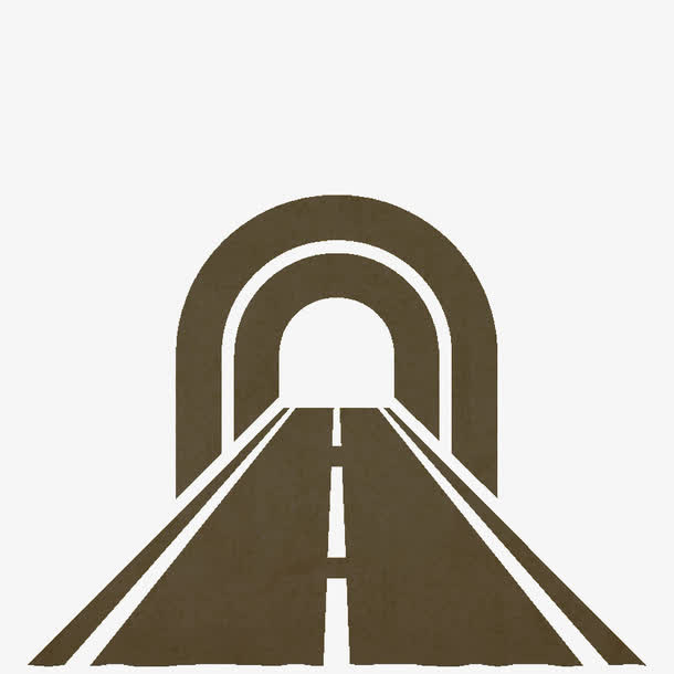 道路剪影免抠