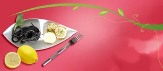 美食菜谱清新水果餐背景banner高清