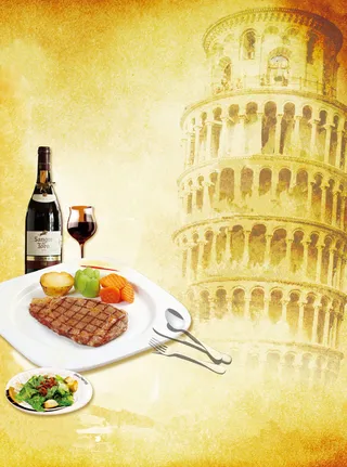 西方美食背景高清