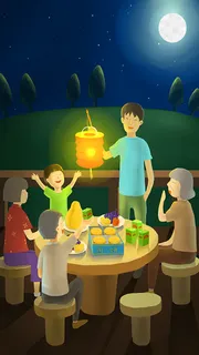 中秋节背景高清