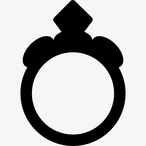 结婚戒指图标免抠