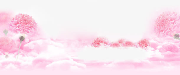 粉色花朵背景素材