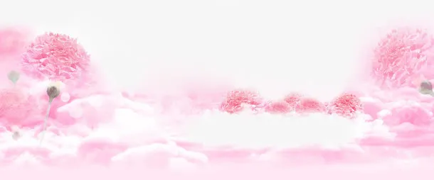 粉色花朵背景素材