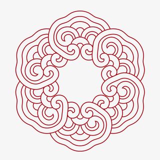 如意传统花纹免抠