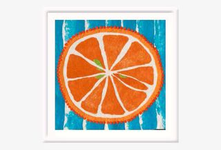 无框画素描手绘装饰画图片免抠