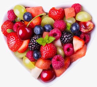 心形水果盘-告白节免抠