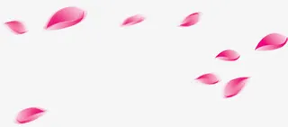 七夕浪漫粉紫花瓣免抠