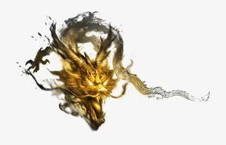 游戏素材原画龙免抠