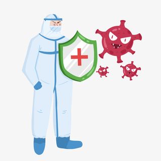 新型病毒防护免抠