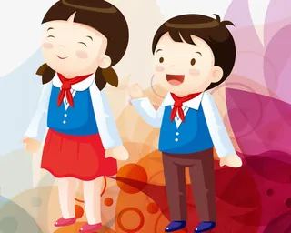 少先队卡通形象免抠