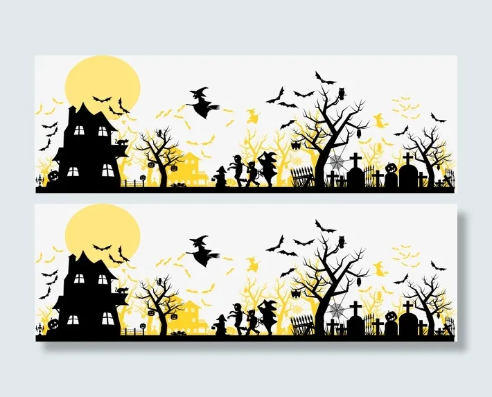 万圣节城堡免抠