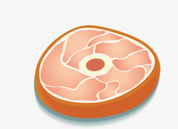 矢量卡通手绘鸡肉免抠