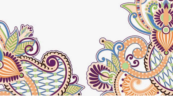 边框底纹黄色艺术图形免抠