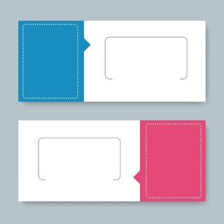 简约代金券背景素材图高清