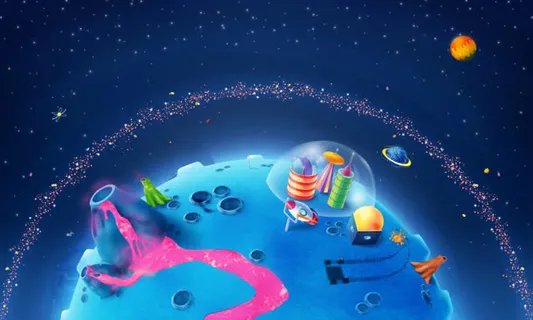 卡通漫画科技世界免抠