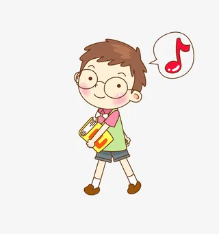 上学的男孩免抠