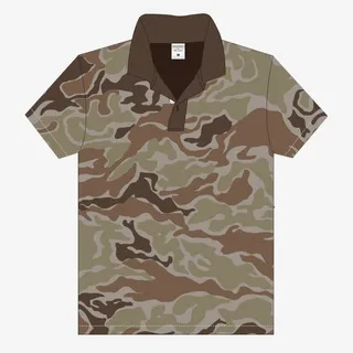 矢量军事迷彩深褐色衣服免抠