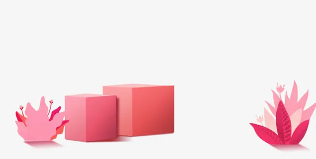 3D微立体几何装饰设计免抠