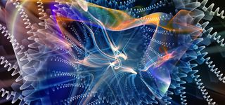 骨骼科技商务蓝色医疗海报背景高清