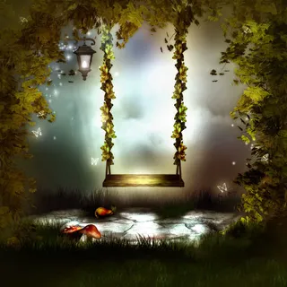 梦幻手绘风景高清免抠