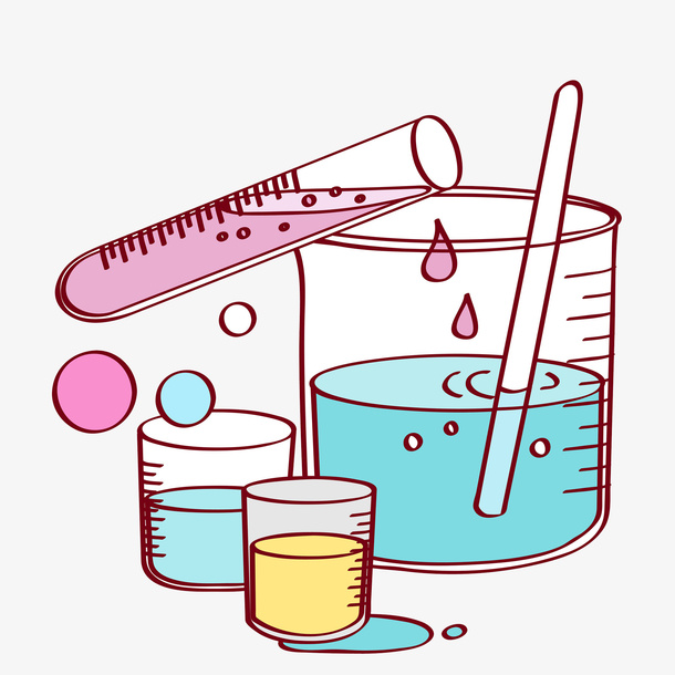 一堆化学试剂PNG下载免抠