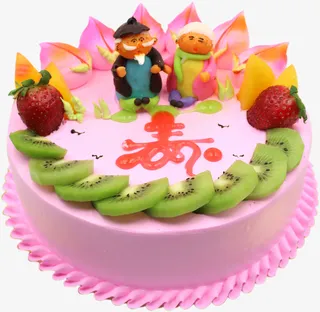 白头偕老（贺寿蛋糕）免抠