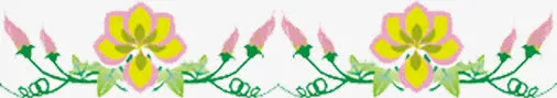 花型边框纹理素材免抠