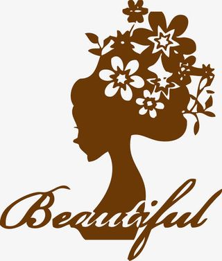 花仙子美女头花矢量AI免抠