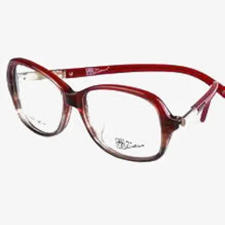 红色边框毕加索眼镜免抠