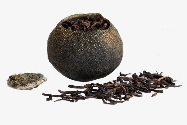新会小青柑普洱熟茶免抠