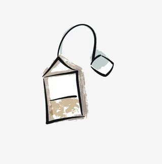 手绘茶叶包免抠