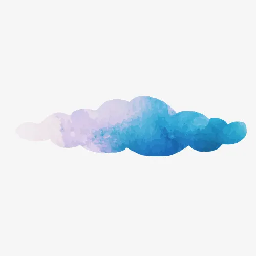 水墨云朵免抠
