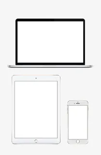 卡通数码产品电脑边框设计免抠