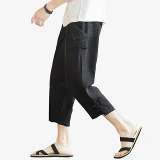 冰丝棉中国风大口袋免抠