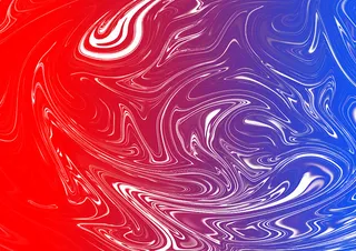 红蓝渐变抽想免抠