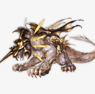 金色游戏光效怪兽免抠