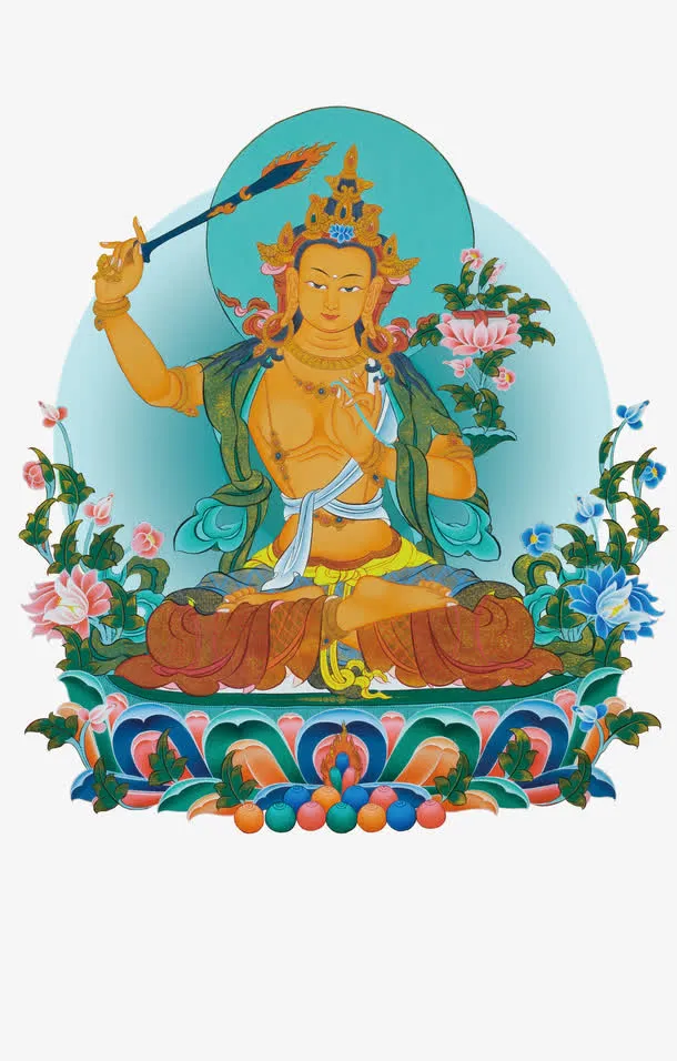 文殊菩萨免抠