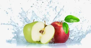 水花苹果免抠